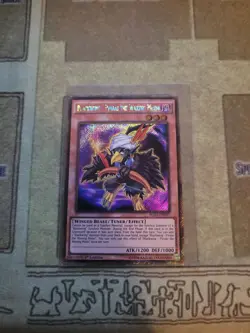 YUGIOH BLACKWING PINAKI THE WAXING MOON PGL2-EN007 GOLD SECRET 1ST ED NM - Image 1