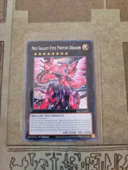 YUGIOH NEO GALAXY-EYES PHOTON DRAGON BLC1-EN070 COMMON 1ST ED NM - Image 1