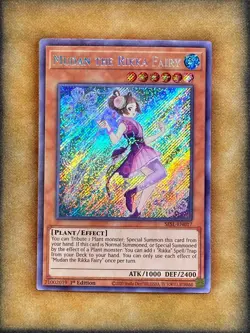 YUGIOH ~ MUDAN THE RIKKA FAIRY ~ 1ST EDITION SECRET RARE ~ SESL-EN017 - Image 1