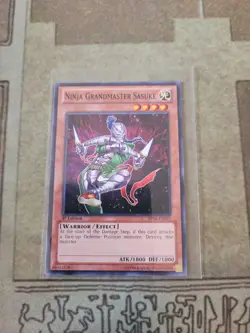 YUGIOH NINJA GRANDMASTER SASUKE BP02-EN029 COMMON 1ST ED NM - Image 1