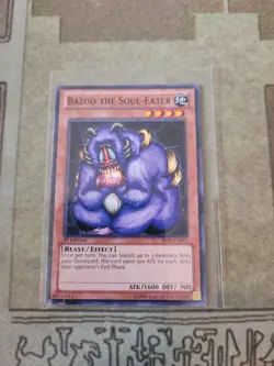 YUGIOH BAZOO THE SOUL-EATER BP02-EN012 MOSAIC RARE 1ST ED NM - Image 1