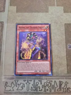 YUGIOH MITHRA THE THUNDER VASSAL OP02-EN006 SUPER UNLIMITED ED VLP/NM - Image 2