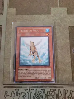 YUGIOH TREEBORN FROG SOI-EN025 RARE UNLIMITED ED LP - Image 1