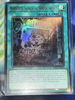 Yugioh! WANTED: Seeker of Sinful Spoils - RA03-EN074 - Ultra Rare - 1st Edition - Image 1
