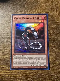 Cyber Dragon Core Super Rare RA04-EN013 Quarter Century Stampede 1st Yugioh - Image 1