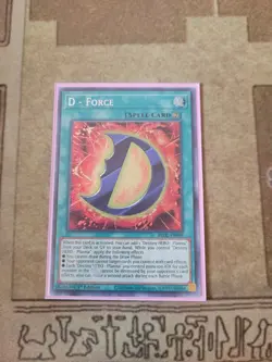 YUGIOH D FORCE BROL-EN009 SECRET 1ST ED NM - Image 1