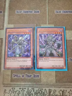 YUGIOH BRRON MAD KING OF DARK WORLD + BEIIGE VANGUARD LCJW ULTRA 1ST ED NM - Image 1
