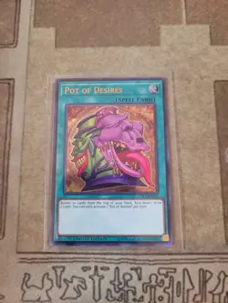 YUGIOH POT OF DESIRES CT14-EN004 ULTRA LIMITED ED NM - Image 1