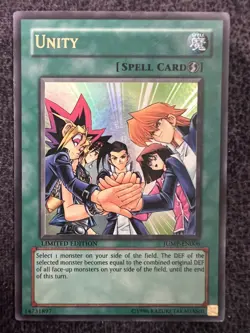 Yugioh Unity JUMP-EN006 Ultra Rare Limited Edition Lightly Played - Image 1