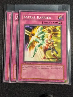 Yugioh - 3x Astral Barrier RDS-EN059 1st Edition Common NM - Image 1