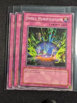 Yugioh - 3x Spell Purification RDS-EN058 1st Edition Common NM - Image 1