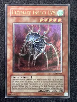 Yugioh Ultimate Insect LV5 FET-EN007 Ultimate Rare Unlimited Lightly played - Image 1