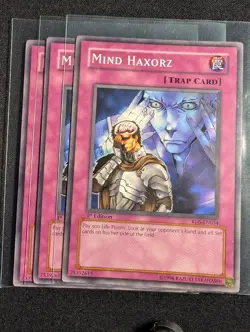 Yugioh - 3x Mind Haxorz RDS-EN054 1st Edition Common NM - Image 1