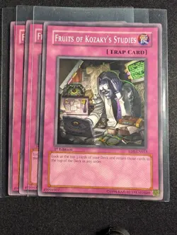 Yugioh - 3x Fruits of Kozaky's Studies RDS-EN053 1st Edition Common NM - Image 1