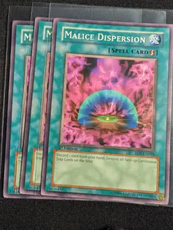 Yugioh - 3x Malice Dispersion RDS-EN048 1st Edition Common NM - Image 1