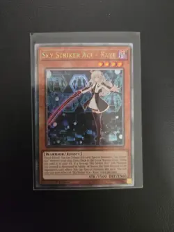 Yugioh! Sky Striker Ace - Raye - RA04-EN026 - Quarter Century Secret Rare - 1st - Image 1