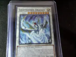 YuGiOh! Card Single! Graded or Ungraded! Lightstorm Dragon! Light Monster! - Image 1