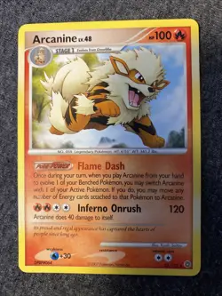 Arcanine Pokemon TCG Trading Card - RARE - Ex Fire Red Leaf Green 22/132 - Image 1