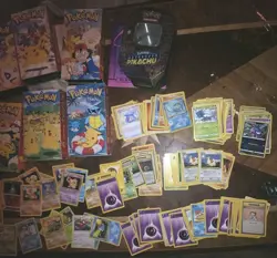 90's Pokemon Lot Cards & Movies 230 Cards 8 Movies - Image 3