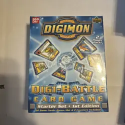 Digital Digimon Monster Digi Battle Card Game Starter Set First Edition - Image 1