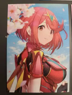 Xenoblade - Pyra / Mythra - ACG Anime Girl Doujin Waifu Fan Card - 5 Card Set - Image 4