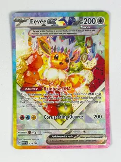 Eevee ex SV-P 174 Black Star Promo Prismatic Evolutions Pokemon Card NM - Image 2