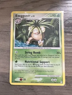 Pokemon Card Exeggutor 24/123 D&P Mysterious Treasures Non-Holo Rare - Image 1