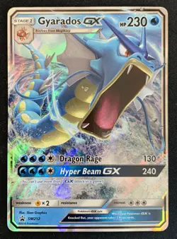 Gyarados GX SM212 Black Star Promo Ultra Rare Holo Pokemon TCG Card NM - Image 1