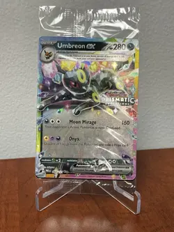 Pokemon TCG Prismatic Evolutions Umbreon EX Card 060/131 Stamped Promo, Sealed - Image 1