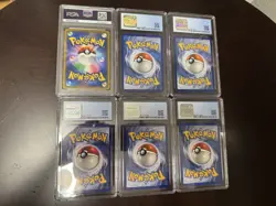 6 PSA CGC Graded Pokemon Card Slab PSA 10 Charizard Lot 6 Pikachu Shadowless - Image 2