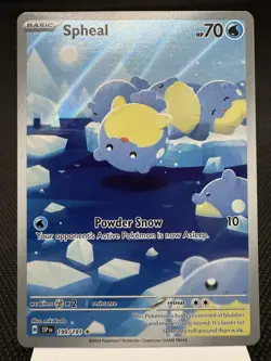 Spheal 199/191 - Illustration Rare - Surging Sparks Pokemon Card MINT - Image 1