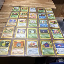 Pokemon Cards Jungle Set Lot Incomplete 25/62 Uncommon and Common No Doubles LP - Image 1