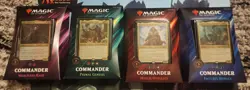 MTG Commander 2019 Deck Set of 4 - New Sealed Complete Set - Image 1