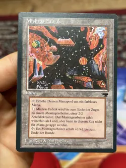 German FBB • Mishra’s Factory • Renaissance • Unplayed Mostly Clean • MTG (1700) - Image 1