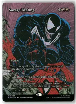 Savage Beating (Borderless) Marvel Eternal-Legal Foil - Image 1