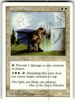 Serra Paladin - 5th Edition Core Set - Magic the Gathering MTG - Image 1
