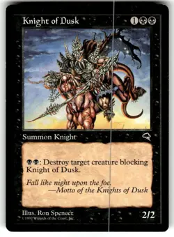 Knight of Dusk Tempest Regular MTG LP - Image 1