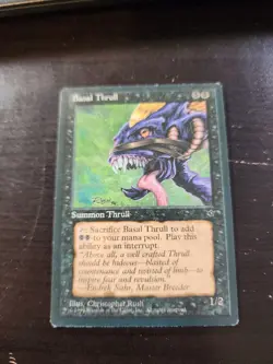 Magic the Gathering MTG Basal Thrull (34d) Fallen Empires LP w2 - Image 1