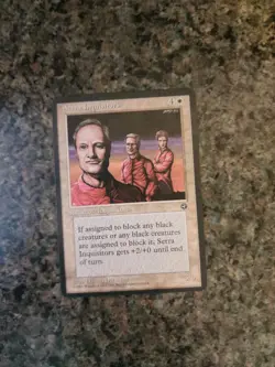 Magic the Gathering MTG Serra Inquisitors (16) Homelands LP w4 - Image 1