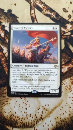 Voice of Victory Tarkir: Dragonstorm Regular MTG Magic - Image 1