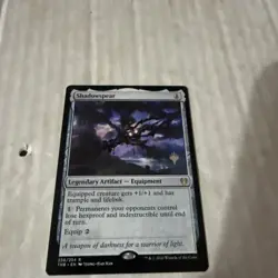 MTG: Theros Beyond Death: Promo Pack Shadowspear: Lightly Played Condition - Image 1