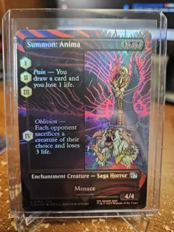 Magic: The Gathering Final Fantasy Summon: Anima (Borderless) Foil #0364 - Image 1