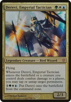 Derevi, Empyrial Tactician - Foil Oversized Commander 2013 MP MTG - Image 1