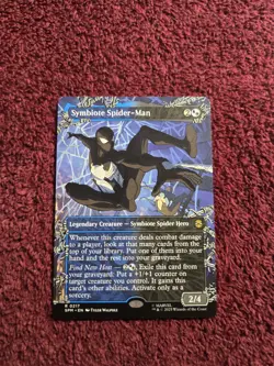 Symbiote Spider-Man 0217 Borderless Regular Marvels Spider-Man - Image 1