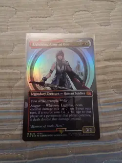 Lightning, Army of One (0320) (Borderless) Final Fantasy Foil - Image 1