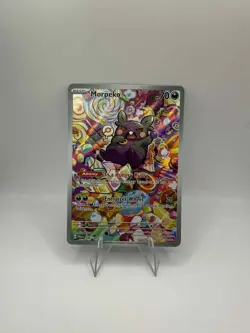2023 Pokemon Scarlet & Violet Paradox Rift Morpeko 206/182 Illustration Rare NM - Image 1
