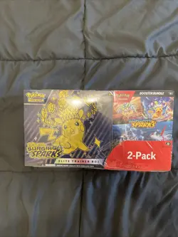 Pokemon Surging Sparks ETB Costco 2 Pack Elite Trainer Box - Image 1