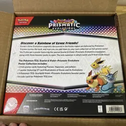 Case of 6 - Pokemon Scarlet & Violet Prismatic Evolutions Poster Collection!! - Image 3