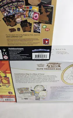 Pokemon TCG - 3x ETB Lot Shining Fates Vivid Brilliant Stars Sealed - Image 5
