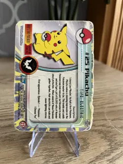 Pikachu Pokemon Topps #25 HP - Image 2